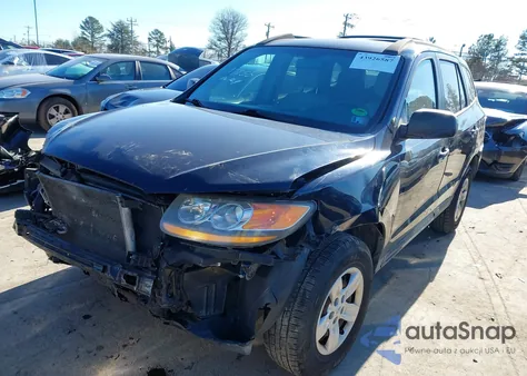 2009 Hyundai Santa Fe Gls z USA, uszkodzony, nr VIN 5NMSG13D59H317150